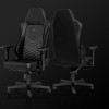 noblechairs HERO PU Leather negro / blanco plata