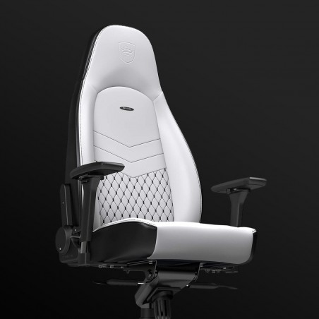 noblechairs ICON PU Leather blanco / negro