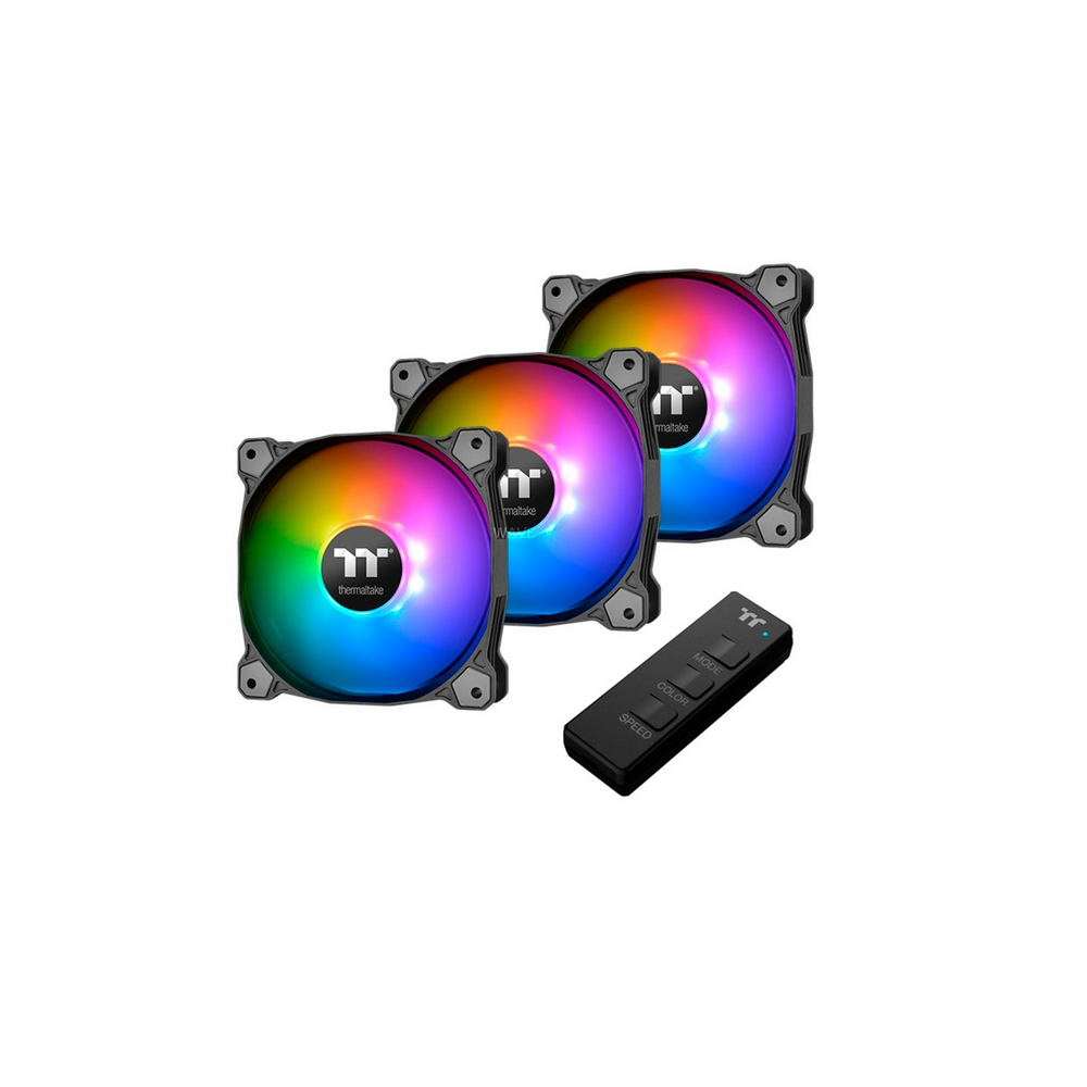 VENTILADOR 140X140 THERMALTAKE PURE 14 ARGB TT PACK 3 UDS