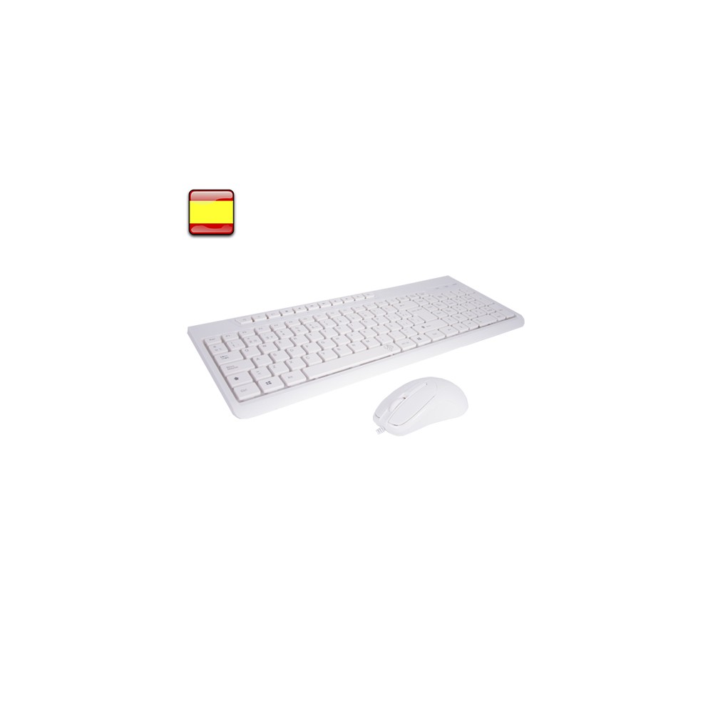 BL Kit teclado+raton Blanco Office multimedia BL-1901