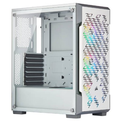 CORSAIR ICUE 220T RGB TEMPERED GLASS CRISTAL FRONTAL BLANCA