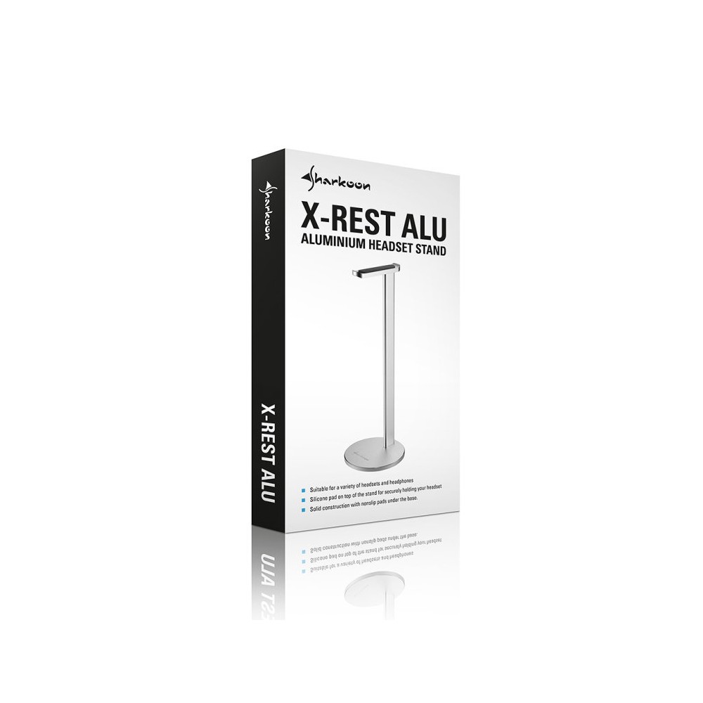 SHARKOON soporte Auriculares  X-rest Aluminio