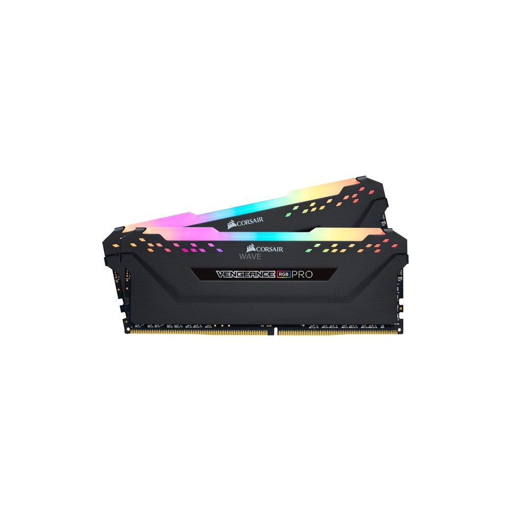 Corsair Vengeance 32GB (16GBx2) 3600MHz DDR4  pro rgb negra cl 18