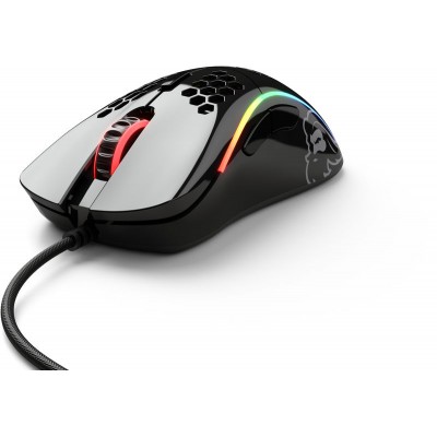 Ratón negro brillante Glorious PC Gaming Race Model D