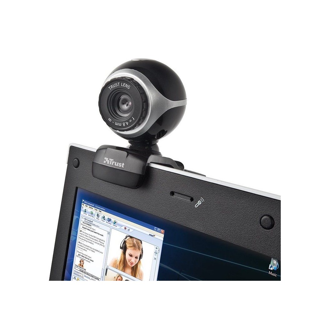 Trust Webcam EXIS con micrófono 640X480 USB2.0