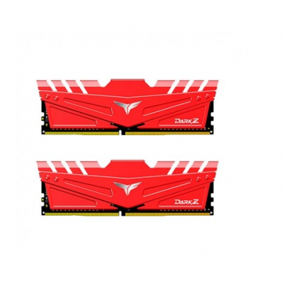 TEAMGROUP 16GB(2X8G) PC3200mhz  DDR4 DARK Z RED CL16