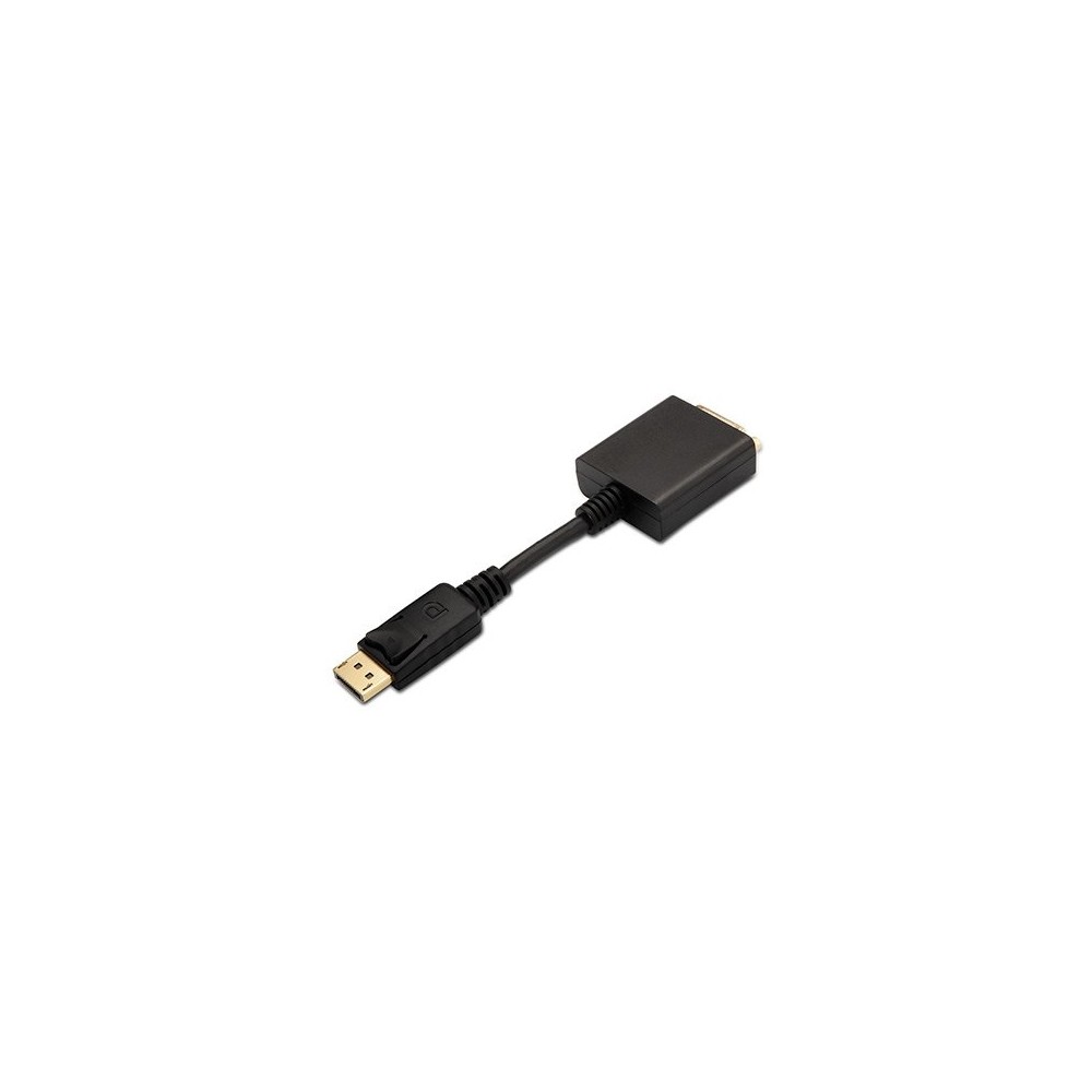 ADAPTADOR DISPLAY PORT M A DVI-D H AISENS 0.15M/MACHO A HEM