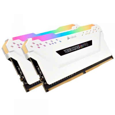 CORSAIR 32GB (2 x16GB) 3200Mhz CL16 VENGEANCE RGB Pro Blanca