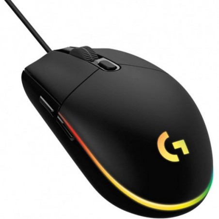 Logitech G G203 wired óptico 800 DPI Negro