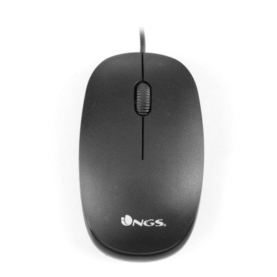 NGS USB OPTICAL WIRED MOUSE FLAME BLACK