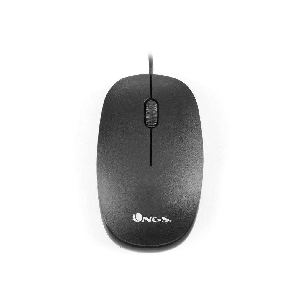 NGS USB OPTICAL WIRED MOUSE FLAME BLACK