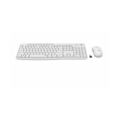 Logitech kit teclado + ratón MK295 SILENT WIRELESS Blanco