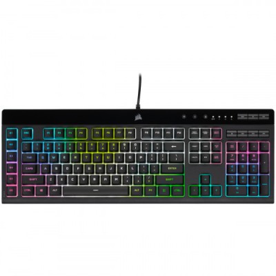 Corsair K55 RGB PRO XT teclado USB QWERTY Español Negro