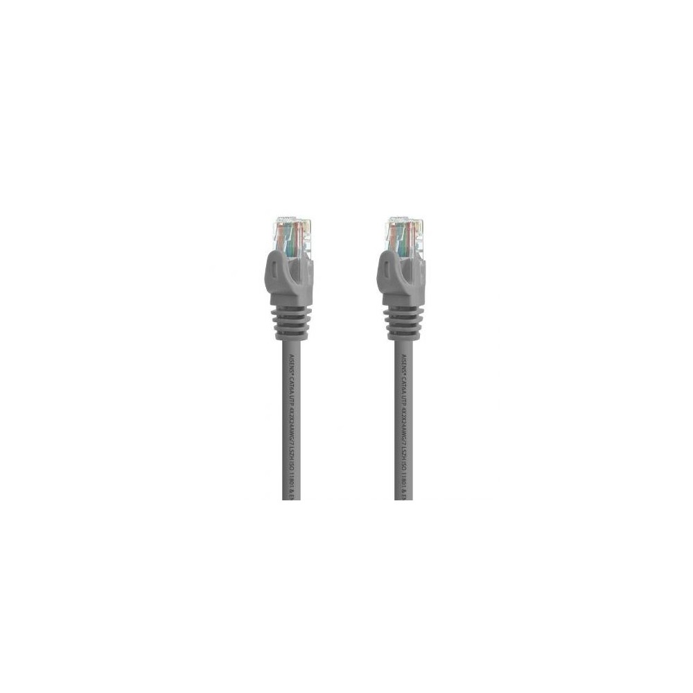 CABLE RED AISENS RJ45 LSZH CAT.6A 5.0M GRIS