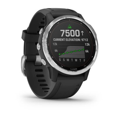 Garmin Smartwatch FENIX 6S SOLAR Plata/Negro