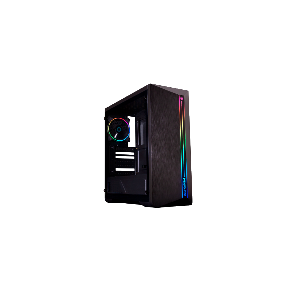 COOLBOX  DEEPGAMING DGC-200 RGB BLACK S/F