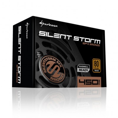 Sharkoon  SilentStorm Cool Zero 450W SFX-L 80+ Bronce