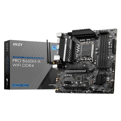 MSI  PRO B660M-A WIFI DDR4  mATX LGA1700