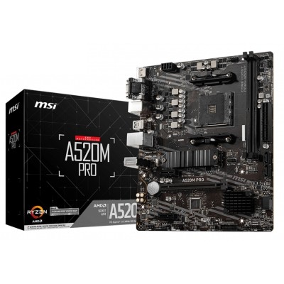 MSI  A520M PRO mATX AM4