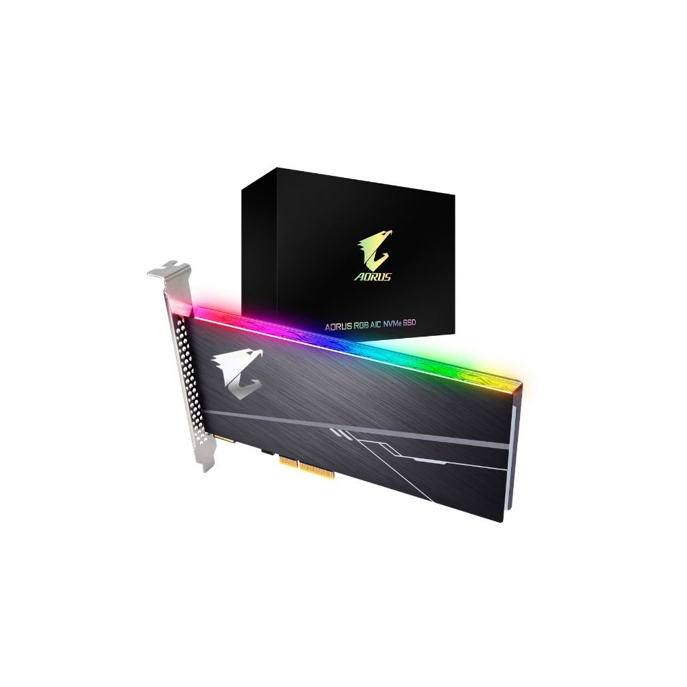 GIGABYTE 512 GB SSD M.2 AORUS RGB AIC NVME PCIe