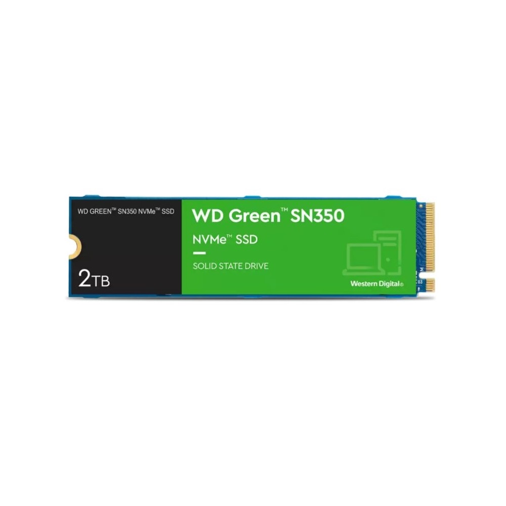 WD Green SN350 WDS200T3G0C SSD 2TB PCIe NMVe 3.0