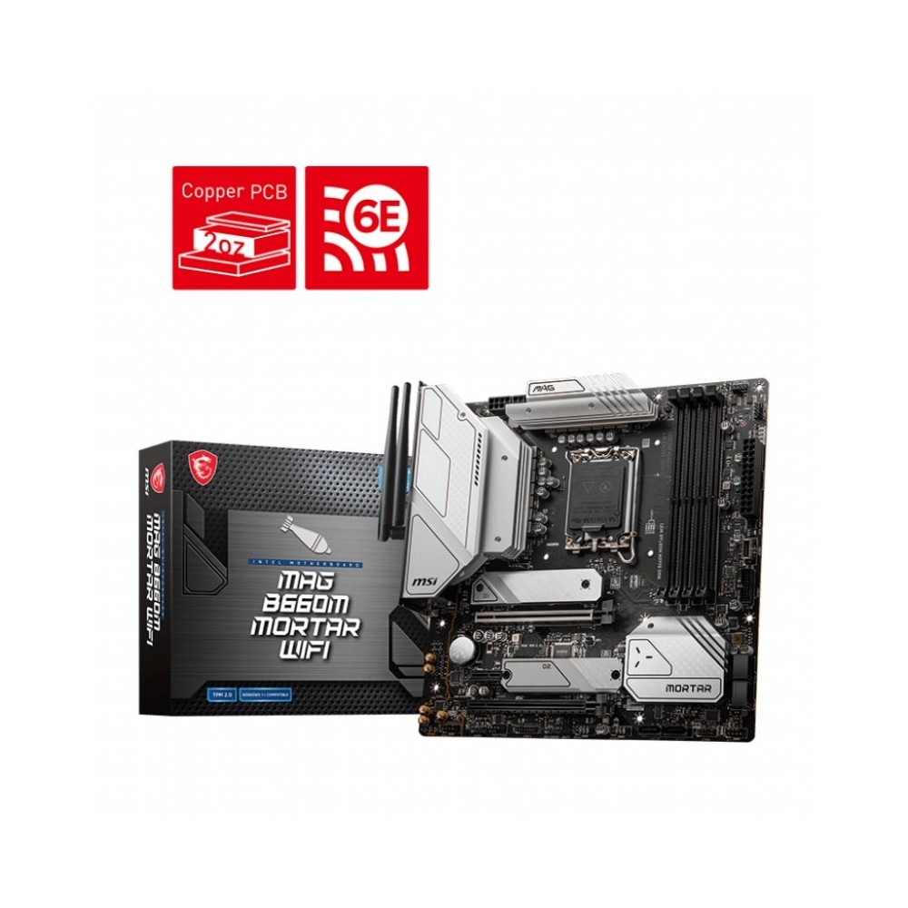 MSI  MAG B660M MORTAR WIFI mATX LGA1700