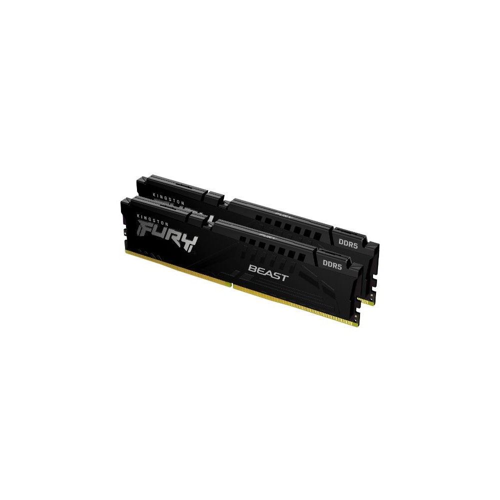 KINGSTON FURY BEAST BLACK DDR5 32GB KIT2 6000MHZ CL40 KF560C40BBK2-32