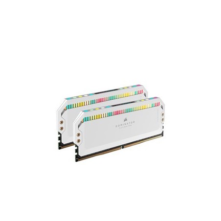 CORSAIR DOMINATOR PLATINUM RGB BLANCA DDR5 32GB (2X16GB) 5600MHZ CL36 1.25V BLANCAS