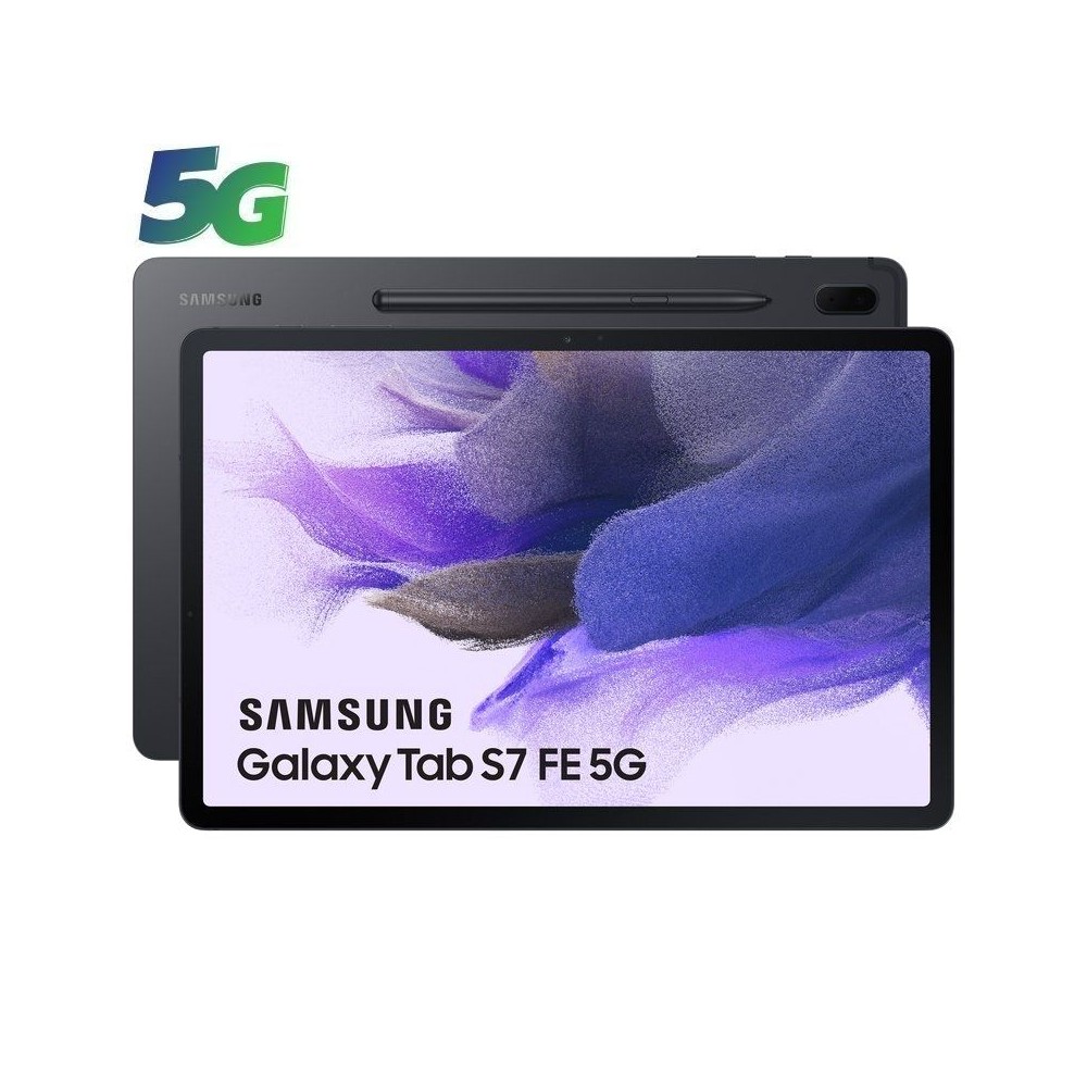 SAMSUNG GALAXY TAB S7 FE 12.4" 4GB 64GB 5G NEGRA