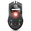 Nox Ratón Krom Kaiyu RGB Sensor óptico de 12000 DPI Gaming Negro