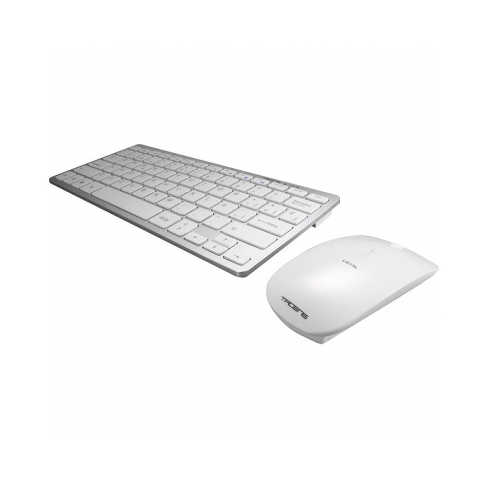 Tacens Levis Teclado+Ratón Inalámbrico Blanco Ultr