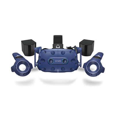 HTC VIVE Pro Eye Pantalla con montura para sujetar en la cabeza Negro, Azul