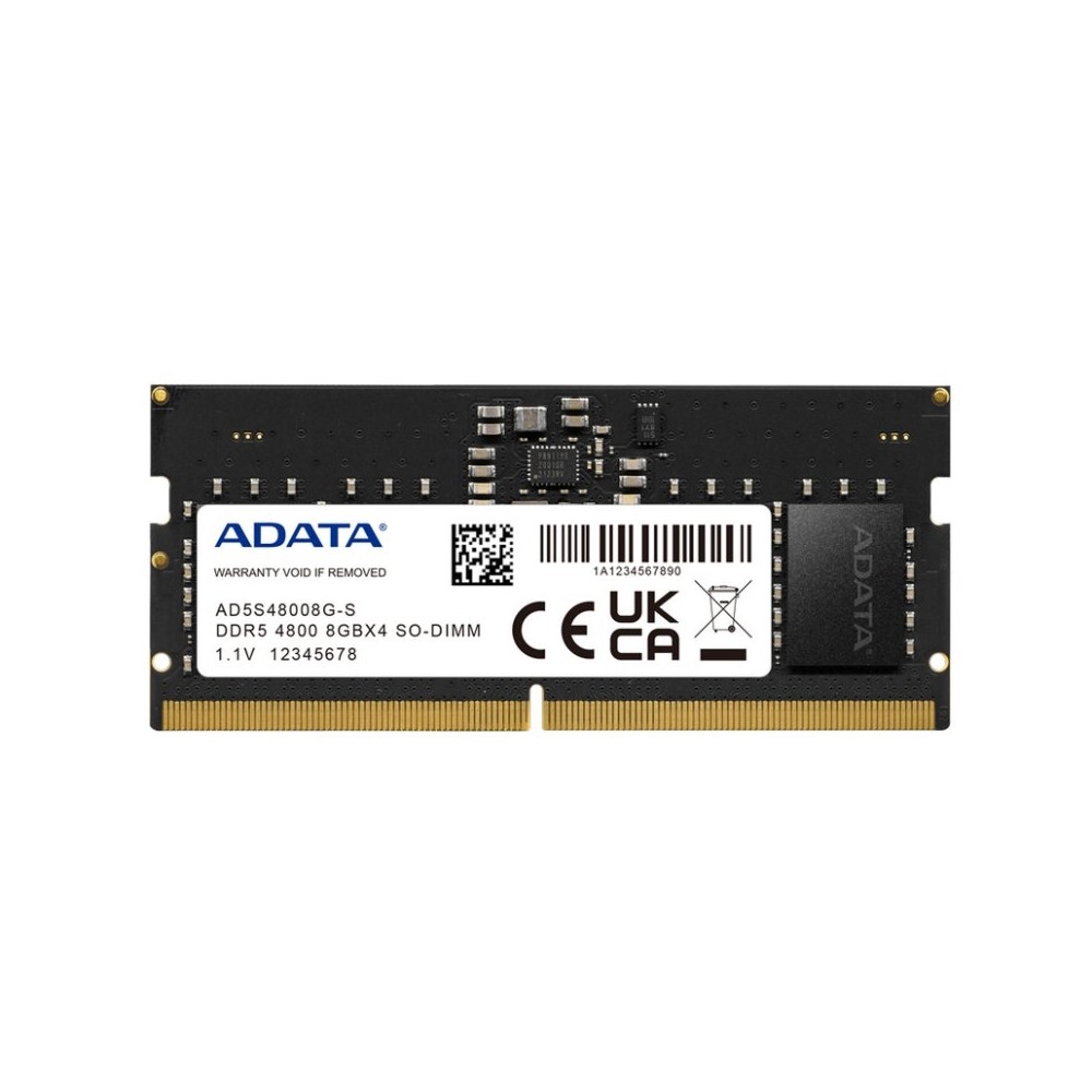 ADATA RAM AD5S48008G-S SO DIMM 8GB 4800Mhz DDR5