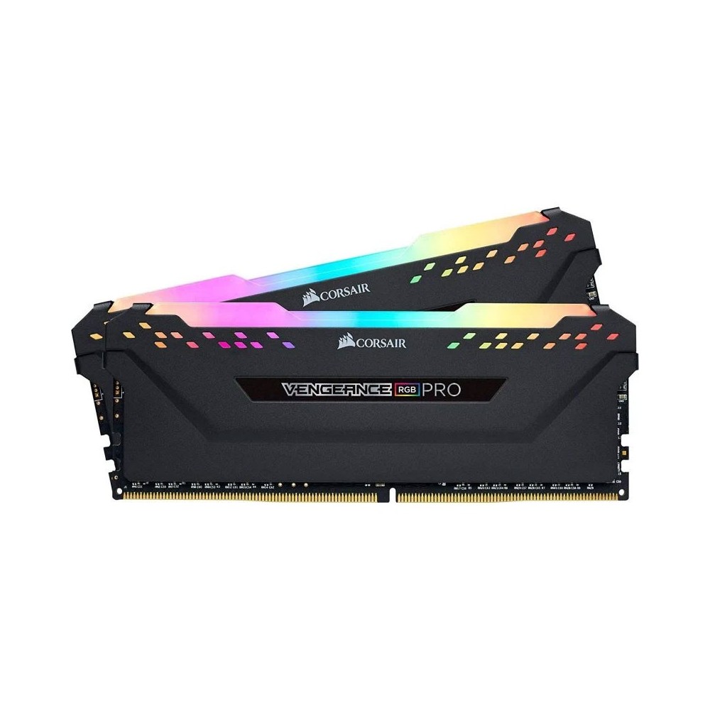 Corsair Vengance 32GB (16GB x 2) 3200MHZ CL16 DDR4 pro rgb negra cl 16 Corsair Vengance 32GB (16GB x 2) 3200MHZ CL16 DDR4 pro rgb negra cl 16
