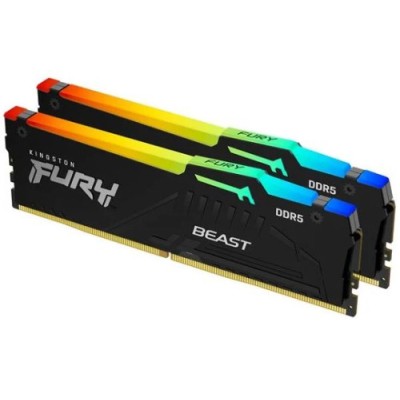 KINGSTON FURY BEAST RGB DDR5 16GB (8GB x 2) 6000MHZ CL40