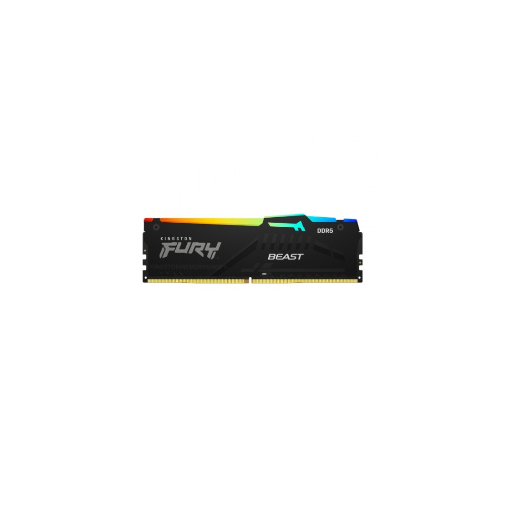 KINGSTON FURY BEAST RGB DDR5 16GB (16GB x 1) 6000MHZ CL40 KF5