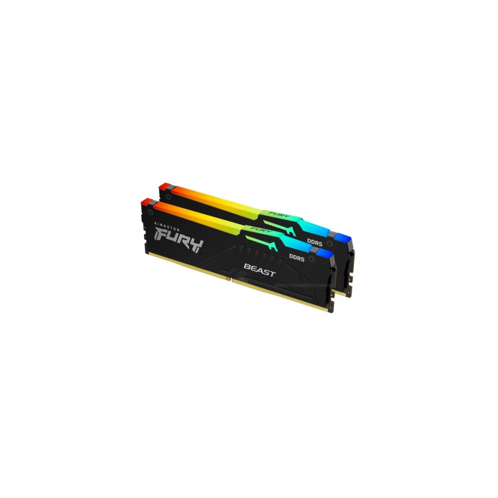 KINGSTON FURY BEAST RGB DDR5 64GB (32GB x 2) 5600MHZ CL40