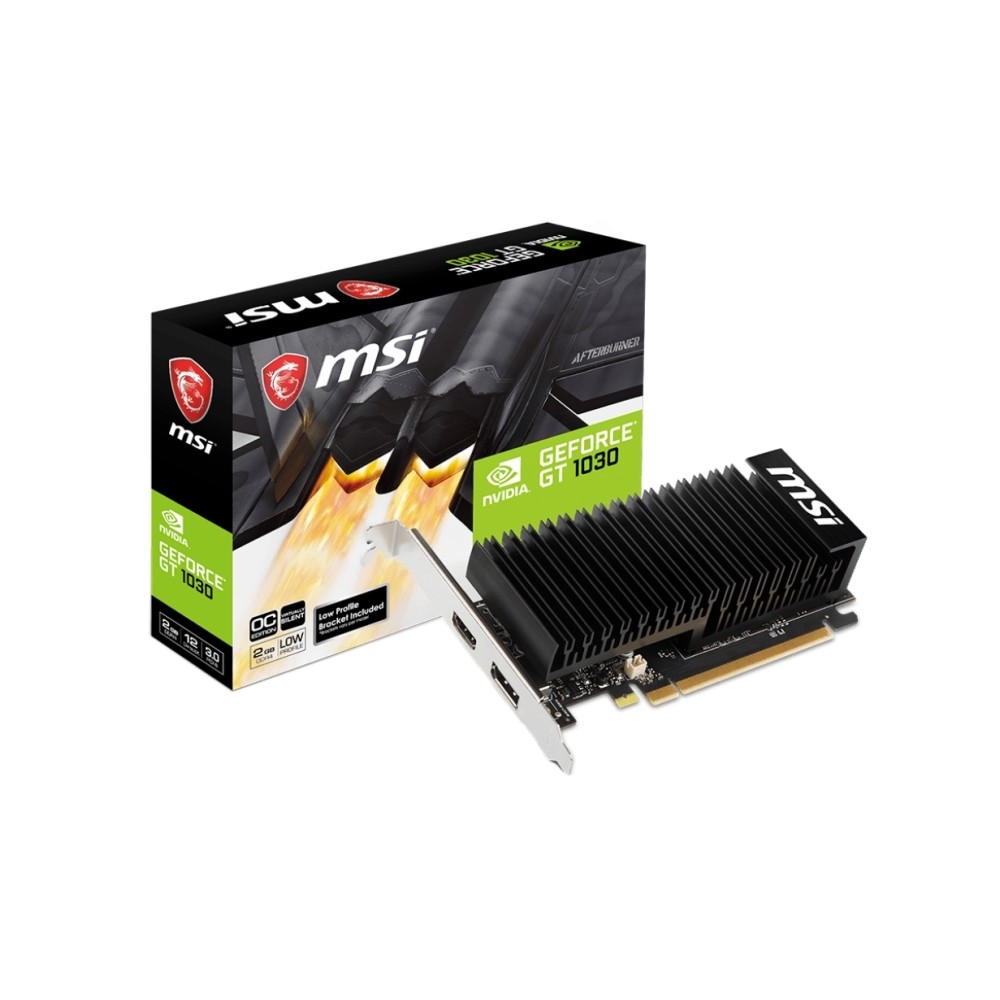 MSI VGA NVIDIA GT 1030 2GHD4  LP OC 2GB DDR4