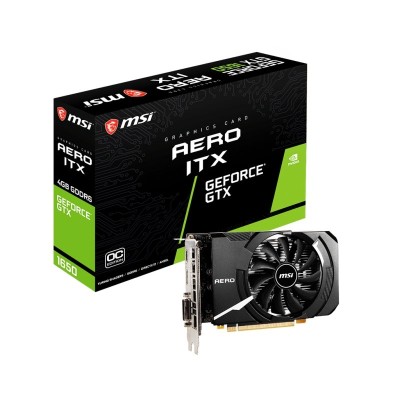 MSI VGA NVIDIA GTX 1650 D6 AERO ITX V1 4GB DDR6