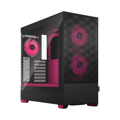 Fractal Design Pop Air RGB Core TG Clear negra/rosa