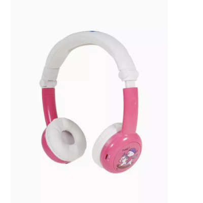 BAMiNi & Hachu Pink (licensed character, wired, 85/94db, compact & foldable)