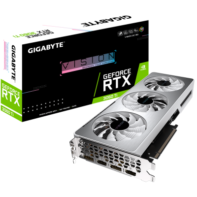 Gigabyte GeForce RTX 3060 Ti  Vision OC 8G rev 2.0 LHR.