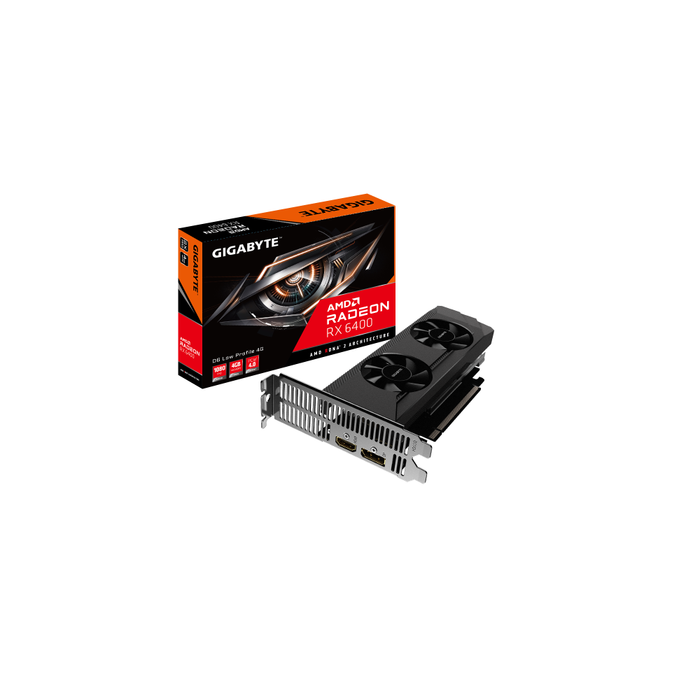 Gigabyte Radeon RX 6400 D6 LOW AMD 4 GB GDDR6