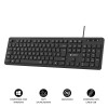 Subblim Teclado Ergonómico Con cable Negro