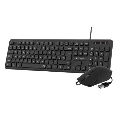 SUBBLIM  kit teclado+ ratón con cable USB