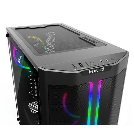 Be Quiet! Pure Base 500 FX Cristal Templado ARGB Negro