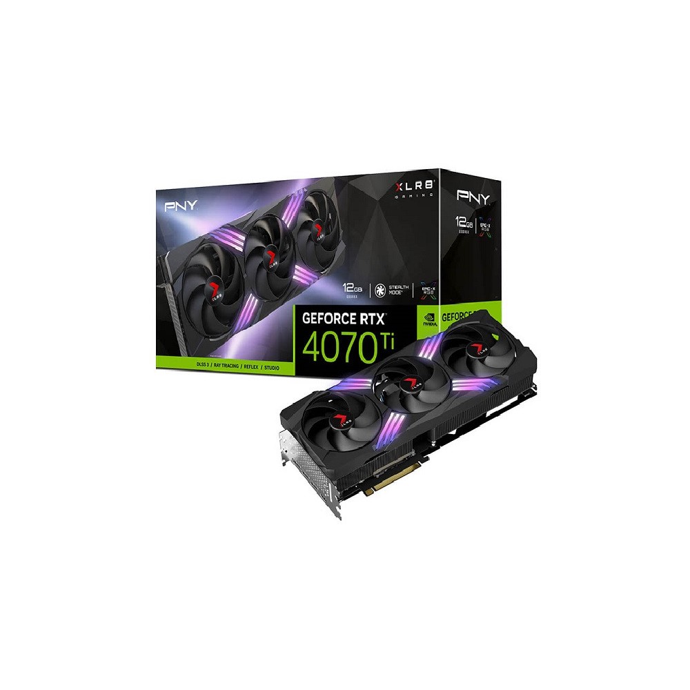 PNY GEFORCE RTX 4070Ti 12GB XLR8 Gaming RGB VERTO Edition DLSS3