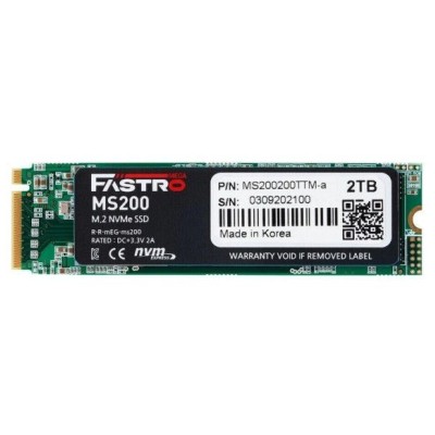 Mega Fastro 2TB MS200 PCIe M.2 PCIe 3.0 x4 NVME