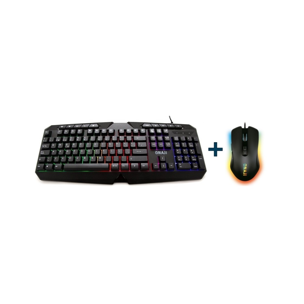 ONAJI Kit gaming teclado + ratón