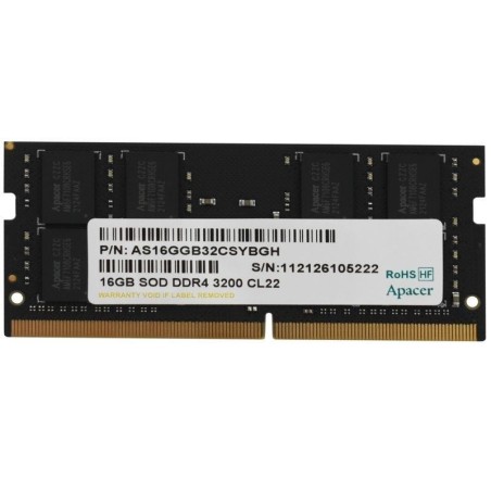 Apacer ES.16G21.GSH 16GB DDR4 3200MHz 1.2V CL22 SODIMM